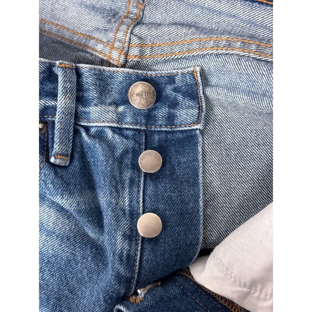 Frame Jeans Womens Re-Release Rigid Le Cropped Flare Jagger Sz 26 - Picture 11 of 11